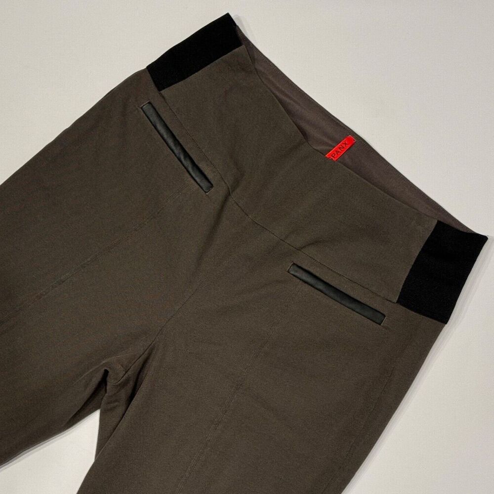 SPANX Brown Leggings with Black Accents, XL